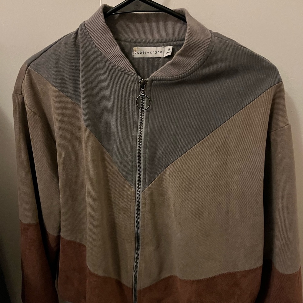 Cool color block jacket